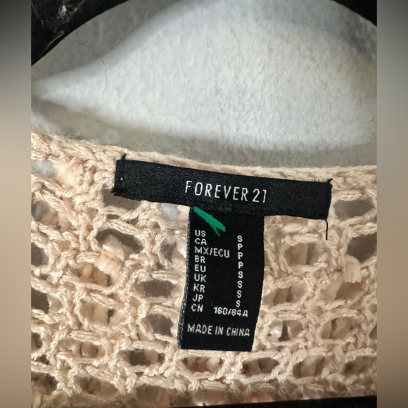 M157 // Forever 21 Shaggy Cardigan // EUC // size Small - Picture 2 of 2